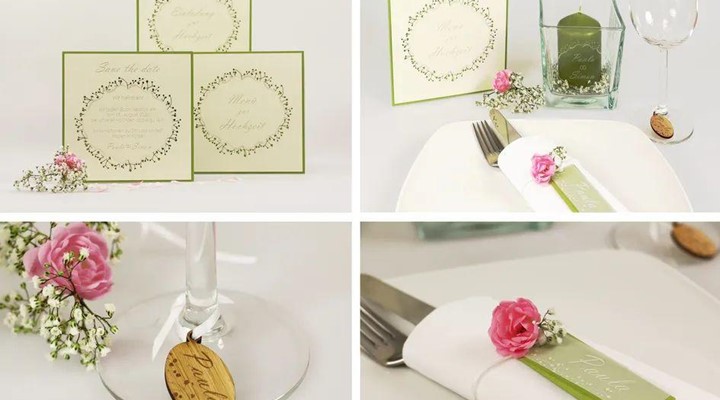 Laser cut wedding invite