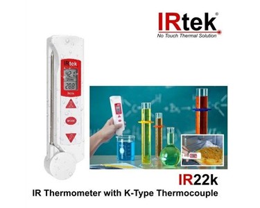 IRTEK - IR Thermometer with K-Type Thermocouple | IR22k