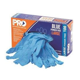 10 x Box of 100 Nitrile Disposable Gloves