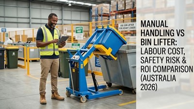 Manual Handling vs Bin Lifter: Labour Cost, Safety Risk & ROI Comparison (Australia 2026)