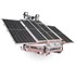 Solar Lighting Tower Skid Mounted 4 Sliding Panels 4 x 150Watt Hydraulic Lithium Batteries LT4150S2