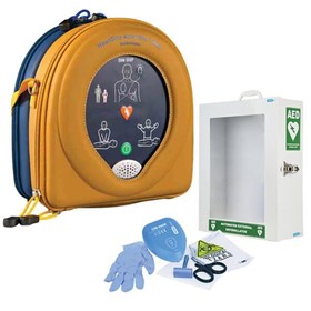 Semi Automatic Defibrillator With Bonus Wall Cabinet | Samaritan 350p 