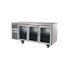 Skope - 3 Glass Door Undercounter Fridge Stainless Steel 387L | RF7.UBR.3.GD