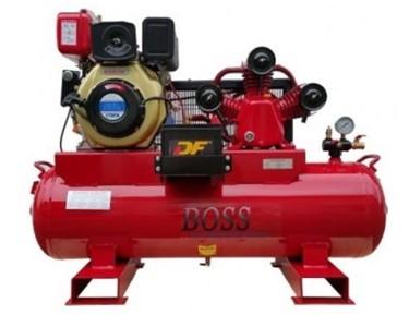 BOSS - 20CFM / 6HP Diesel Air Compressor (E/Start) - BC20D-112L