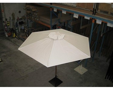 D.Dawson Co - Timber Market Umbrella | 3m Hexagonal