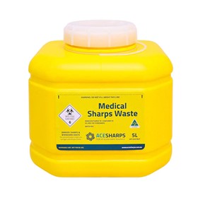 5 Litre Yellow Sharps Container