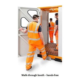 Walk-through Personnel Cleaning Booth