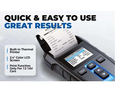 BT300P Electrical & Battery Tester With Printer