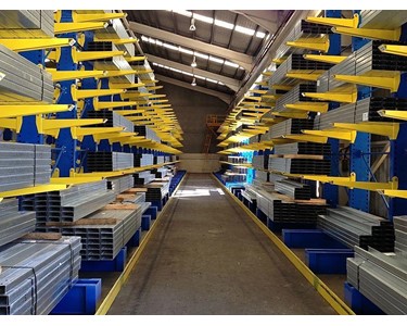David Hill Industrial Group - Cantilever Racking Powder Coated 