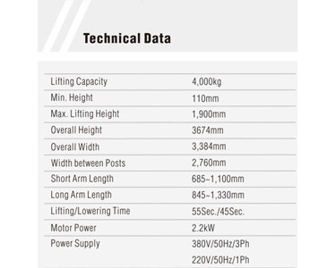 Autonex - Two Post Car Lift - Autonex ST9000