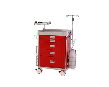 Select Patient Care - Emergency Resuscitation Cart | 5 Drawer - Package 3