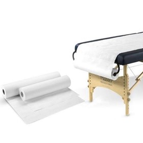 6 ROLLS | Bed Cover Roll Sheet Medical Table Cover 59 cm x50 M | WHITE