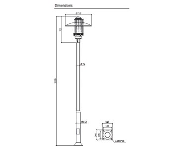 Garden Light | DHB-1069 | Kasesware Lighting