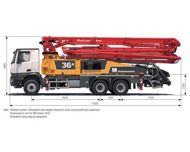 Putzmeister - Concrete Pump Truck | M36-4