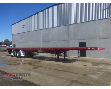 Used Bogie Flat Top Extendable Trailer | 2014