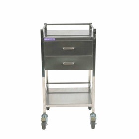Stainless Steel Instrument Trolleys | No draw, 1, 2, 3 x drawers