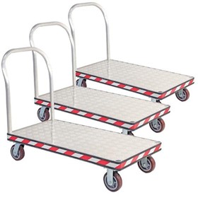 Aluminium Platform Trolley- VARIOUS SIZES+Additional Handles Available