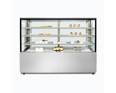 Bromic - 4 tier chilled food/cake display | 1800mm-FD4T1800C-NR