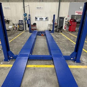 4 Post Vehicle Hoist | BulletPro STD6764BD 6.4 ton lift