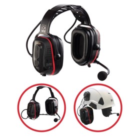 Battery-Powered Intrinsically Safety Headset | SM1B-IS smartMuff™