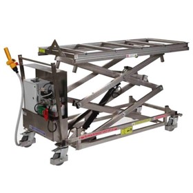 Mortuary Lifter Trolley for use with Bariatric Mortuary Cabinets