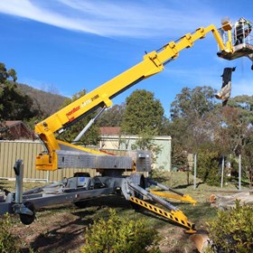 2100E - 21m Trailer Mounted Lift