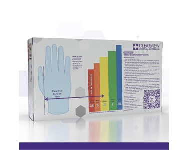 Clearview Medical Australia - Nitrile Gloves Blue - Extra Small