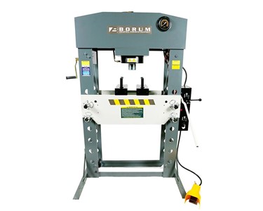 Borum - Air Hydraulic Workshop Press - 100-Tonne Capacity