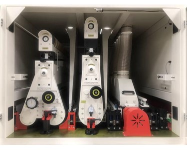 Calibrating Sanding Machine | Heavy Duty Double Wide Belt Sander with Platen SPRU1300