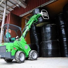Round Bale Grab |  Mini Articulated Loader Attachment 