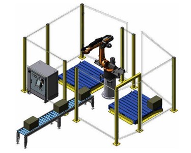 6 axis Palletising Robot Cell 2 ~ 3-meter infeed