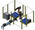 6 axis Palletising Robot Cell 2 ~ 3-meter infeed