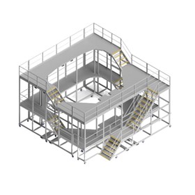 Multi Work Deck Dipper Maintenance Platform