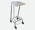Linen Skip Foot Operated Lid - Stainless Steel - Single