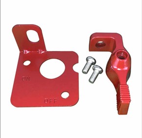 Isolator Lever Lockout with hasp hole | H 48mm x D 31mm x W 48mm