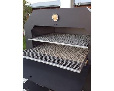 JAGRD - Black Beauty Barbecue Smoker- Wood Fired Pizza Oven
