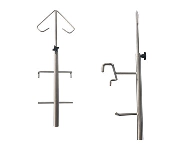 Veterinary IV Poles and Bag Hangers