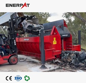 Car baler/press for scrap metal and used cars