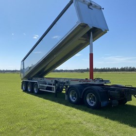 End Tipper Trailer | Aluminium Grain Tipper Trailer