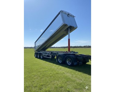 End Tipper Trailer | Aluminium Grain Tipper Trailer
