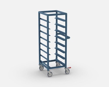 Polymedic - Meal Delivery Trolley | Food Service Single Bay 7 x Tray