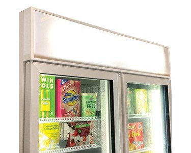 Schmick Upright 2 Door Commercial Glass Door Freezer Model HUS-F10