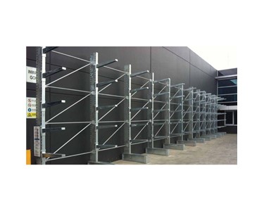 Cantilever Racking with Two Finishes