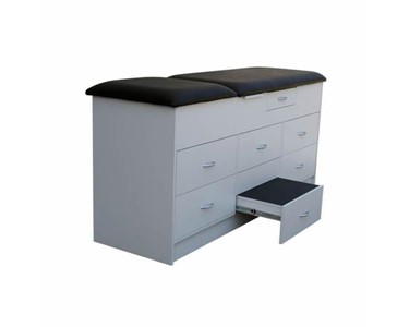 Dalcross - Examination Cabinet Couch | Five Deep Drawers