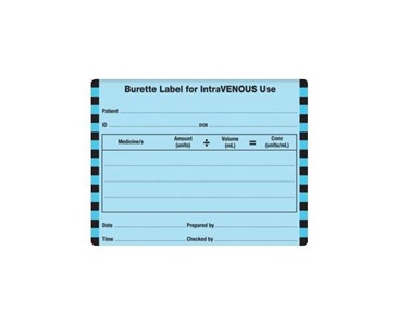 Medi-Print - Injectable Medicine Identification Label Containers & Conduit | LPA980