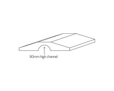 Cable & Hose Protector | 40 & 80mm Drop Over Hump