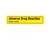 Medi-Print Adverse Drug Reaction Label | with Dated noted: