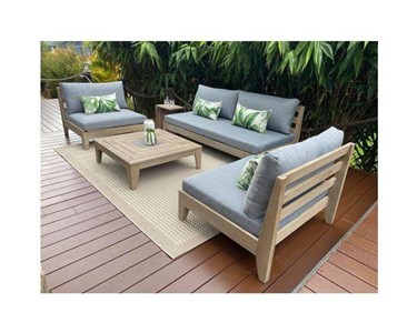 Outdoor Elegance - Timber Outdoor Lounge Setting | Keppel 5pc 