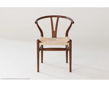 benssur - Dining Chair - RC52 Brown Finish & Paper Rope Seat