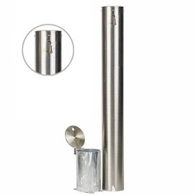 Bollard Premium Removable KeyLock 140mm In Ground | BP140-IG-REM-KL-SS